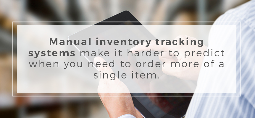 Modernize your inventory tracking system to predict item ordering more easily.
